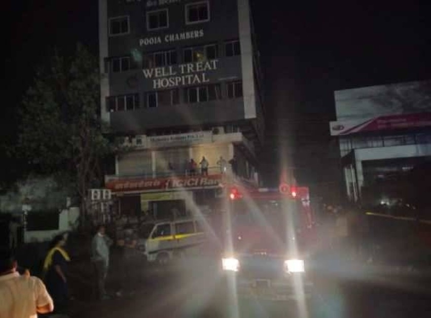 وفاة 4 أشخاص إثر حريق في مستشفى وسط الهند