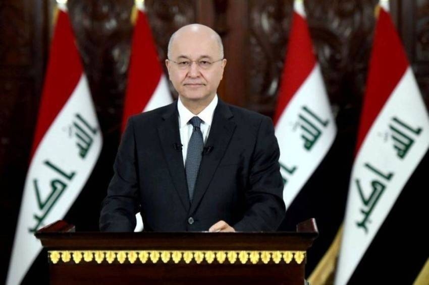 الرئيس العراقي: نتبنى التعاون العربي المشترك في إرساء أمن وسلام 
المنطقة