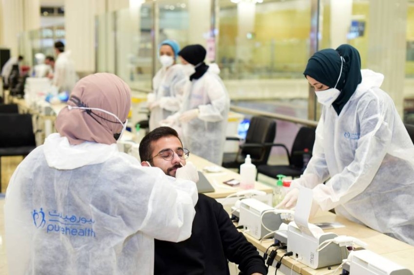 رحلة طيران الإمارات «EK2021» تحتفي بالتطعيم الوطني ضد «كوفيد-19»