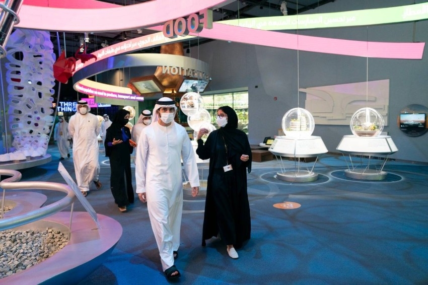 حمدان بن محمد يزور موقع «إكسبو 2020 دبي»