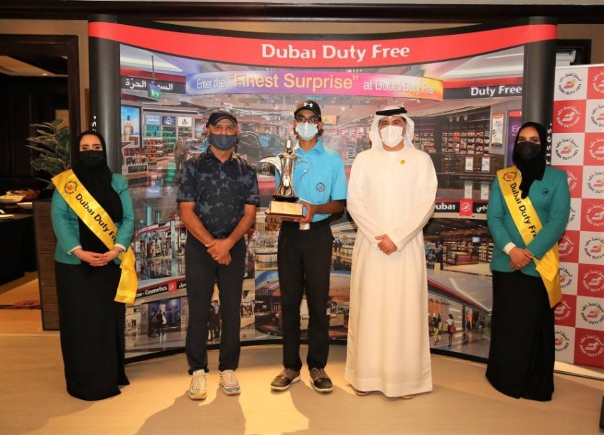 راشد الجسمي بطل كأس سوق دبي الحرة لغولف المواطنين