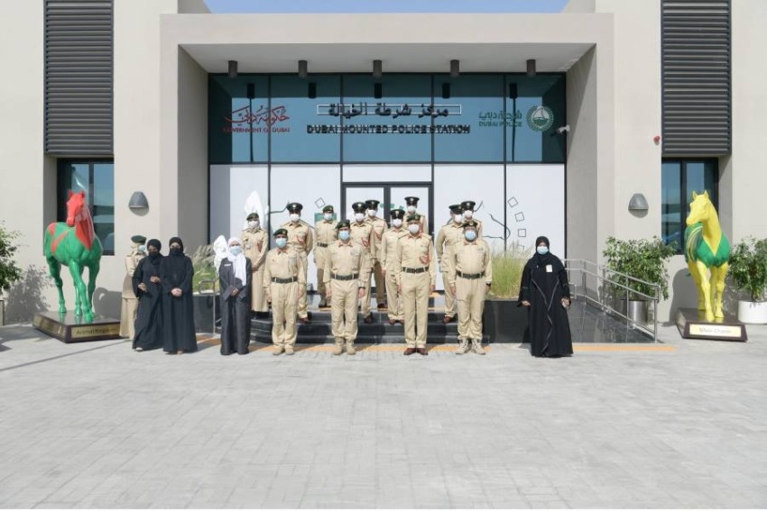 افتتاح مبنى مركز شرطة الخيالة بدبي
