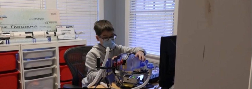 طفل يبتكر جهاز تنفس من «ليغو»