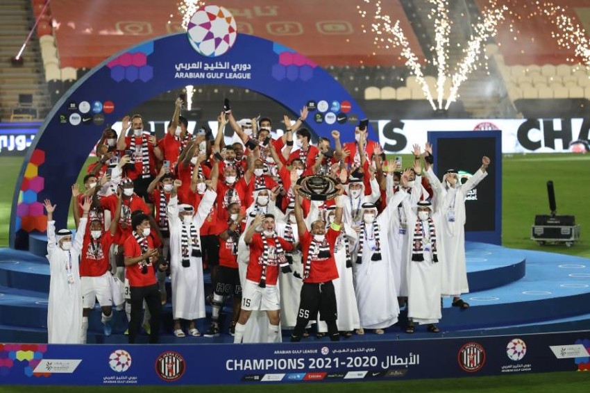 «فخر أبوظبي» بطلاً لدوري الخليج العربي للمرة الثالثة