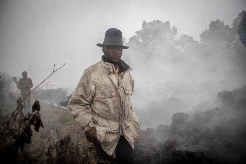 مدينة جوما تنجو من حمم بركان «نيراجونجو» في الكونغو