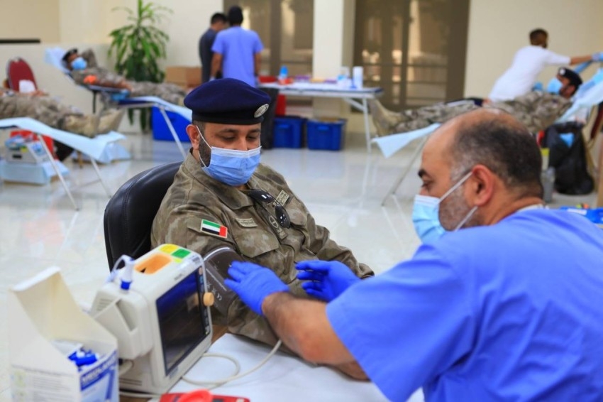 شرطة أبوظبي تنظم مبادرة «قطرة دم»