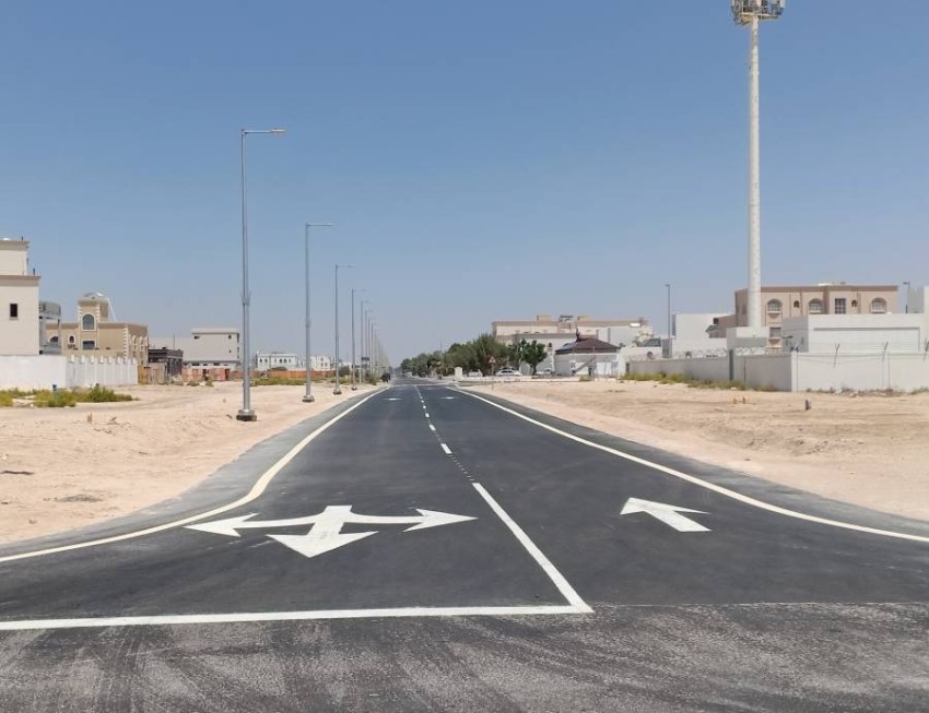 بلدية أبوظبي تنجز أعمال إنشاء طريق رابط في منطقة الرحبة