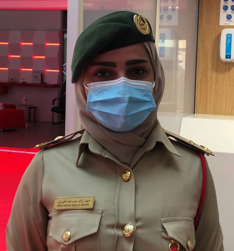 الضابط مها الخوري.. عنصر نسائي يقود دورية أمنية في شرطة دبي
