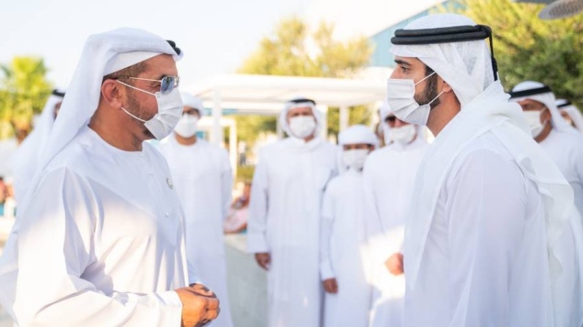 حمدان بن محمد بن راشد يلتقى حمدان بن زايد في دبي