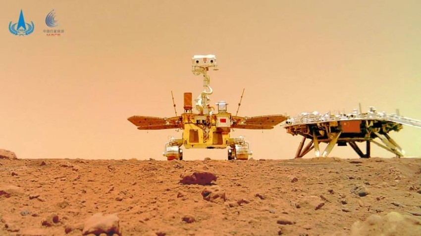 مركبة صينية على سطح المريخ.. صور جديدة