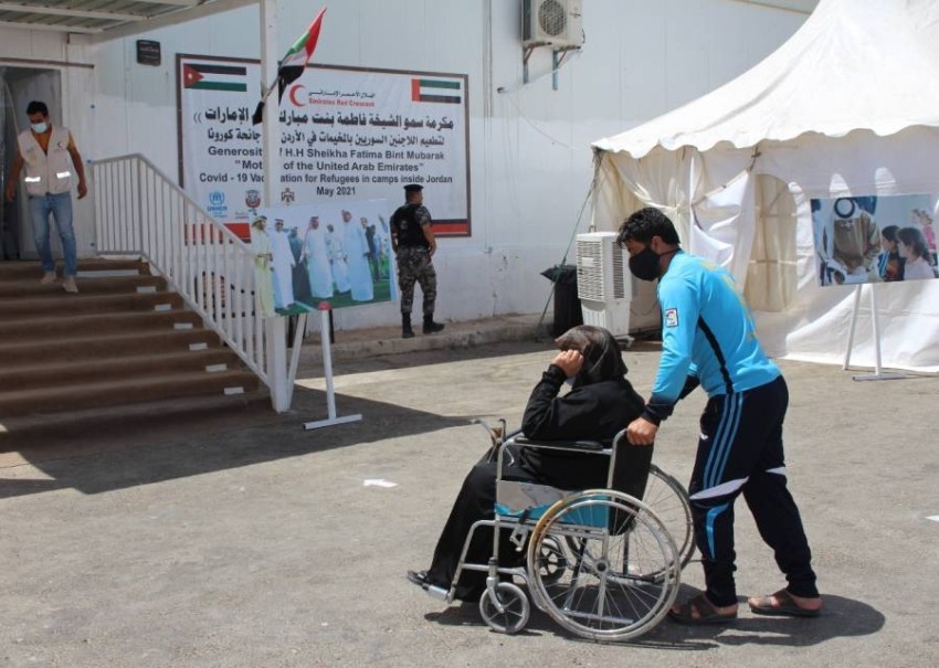 الهلال الأحمر الإماراتي يدشن المرحلة الثانية من «تطعيم اللاجئين السوريين في الأردن»