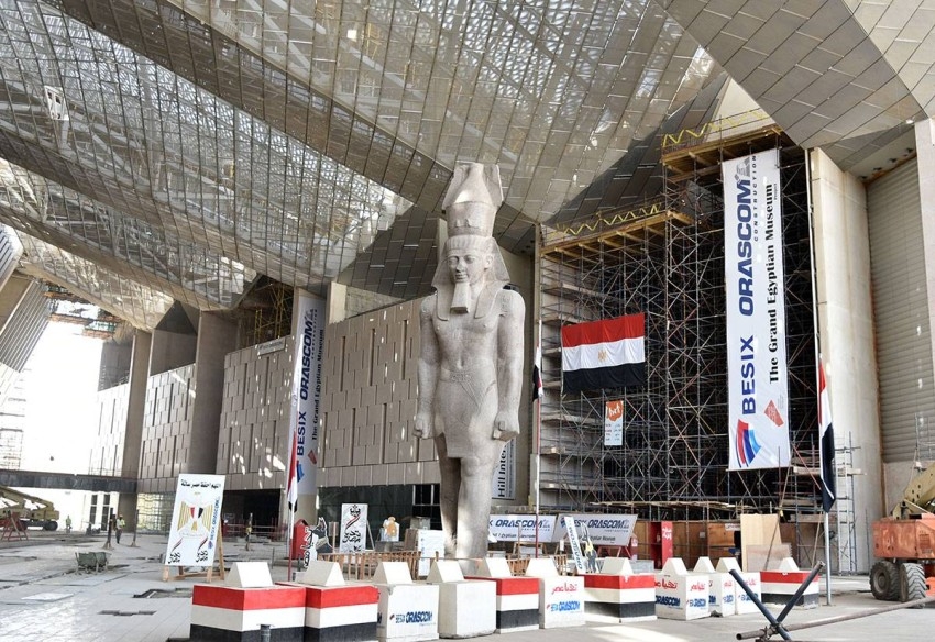لم يتحدد موعد افتتاحه بعد.. الانتهاء من 100% من إنشاءات المتحف المصري الكبير