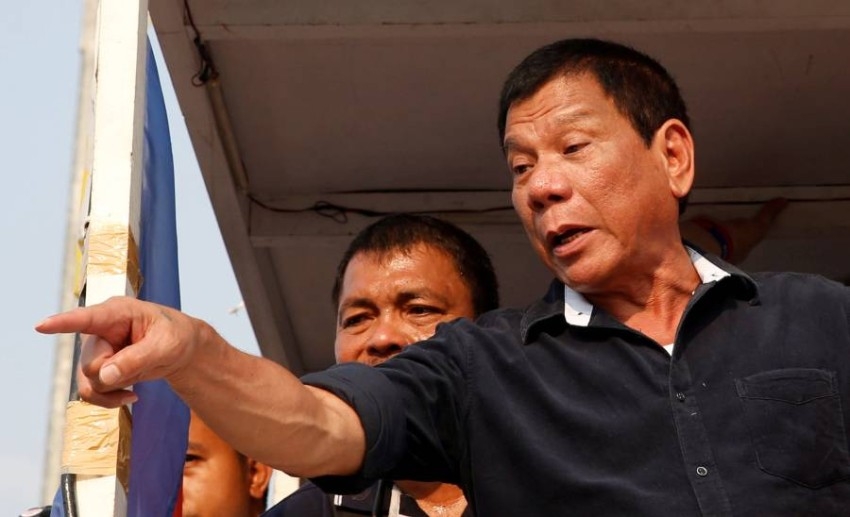 دوتيرتي يعتبر ترشحه لمنصب نائب رئيس الفلبين في 2022 «فكرة رائعة»