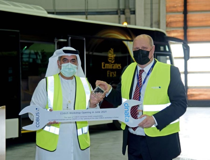 دناتا تفتتح منشأة جديدة لصيانة الحافلات في مطار دبي الدولي