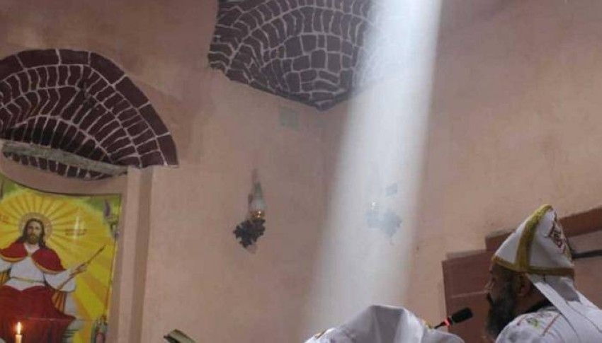 تعامد الشمس على كنيسة دير الملاك ميخائيل في مصر