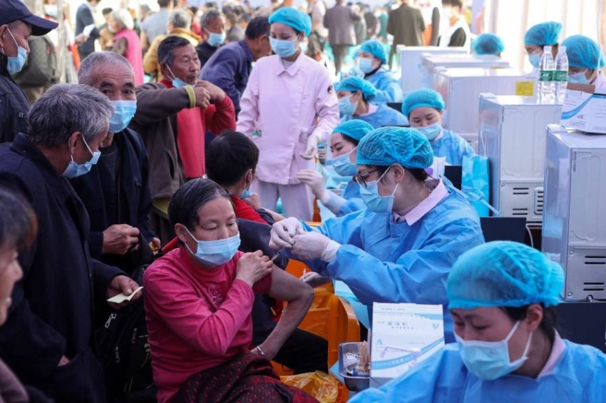 عدد جرعات اللقاحات التي جرى إعطاؤها في الصين يتجاوز المليار