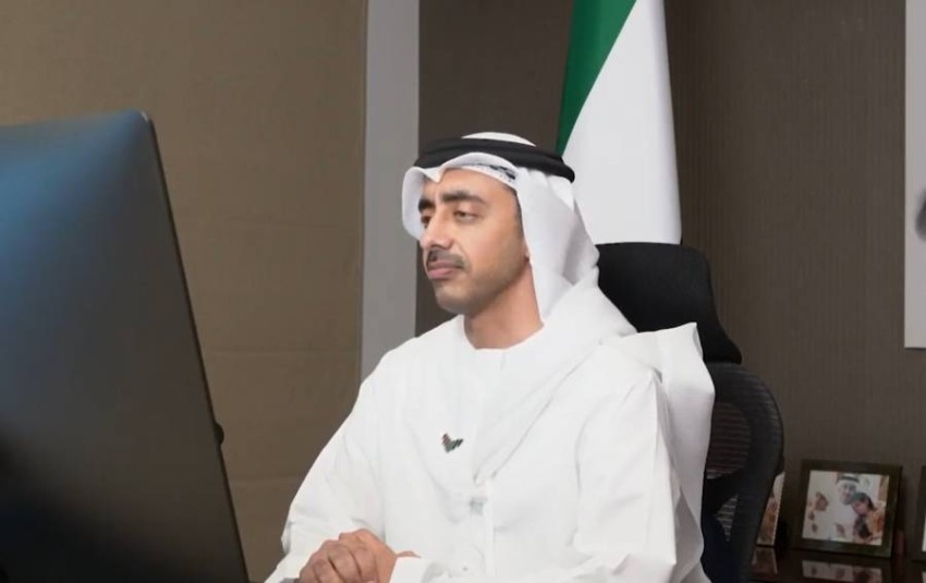 عبدالله بن زايد يشارك في اجتماع دولي رفيع المستوى لمبادرة الحزام والطريق