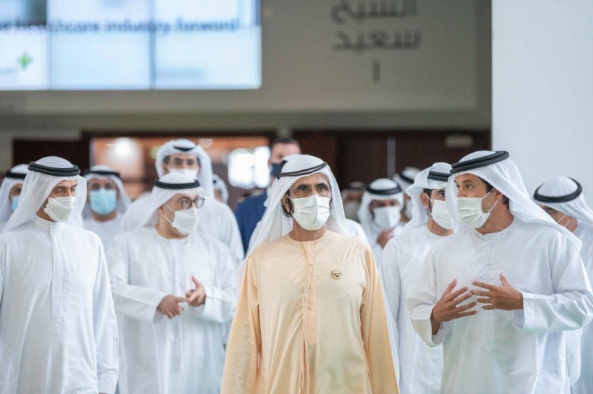 محمد بن راشد يزور معرض الصحة العربي و«ميدلاب»