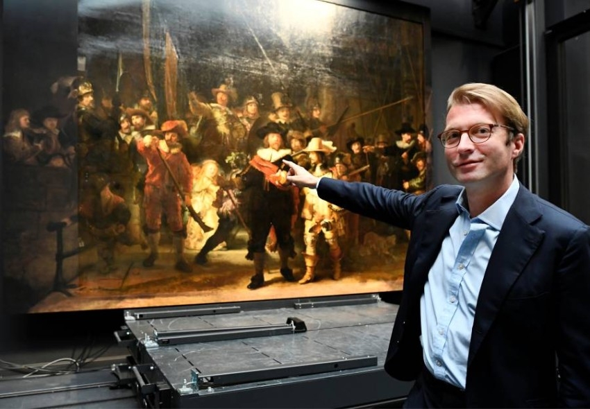 ترميم لوحة لرامبرانت في متحف هولندي بفضل الذكاء الاصطناعي