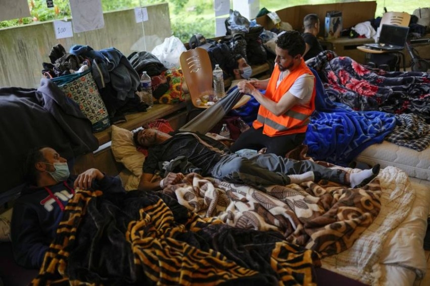 مهاجرون مضربون عن الطعام في بروكسل يطالبون بوضع قانوني