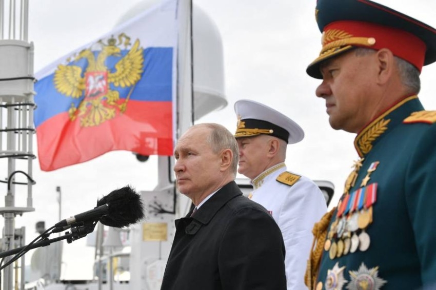 بوتين يشيد بالأسطول الروسي القادر على تدمير «أي هدف»