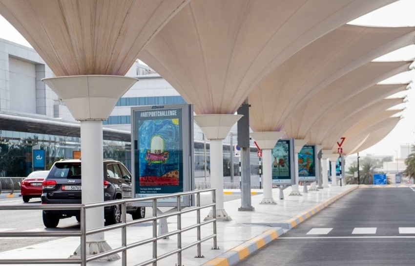 «مطار أبوظبي» يتحول إلى متحف فني في الهواء الطلق