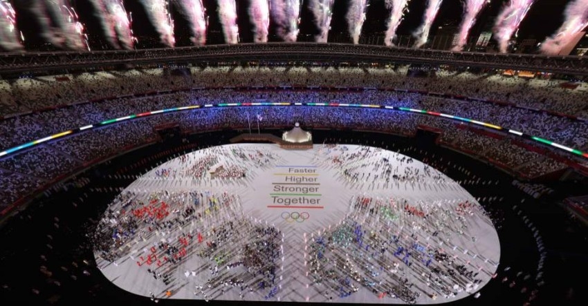 %56 من سكان مدينة طوكيو شاهدوا بث حفل افتتاح الأولمبياد