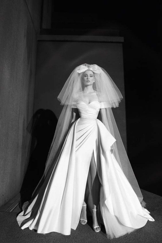 هاجر أحمد تتألق بفستان زفاف من حقبة الستينيات وسط احتفال ضخم