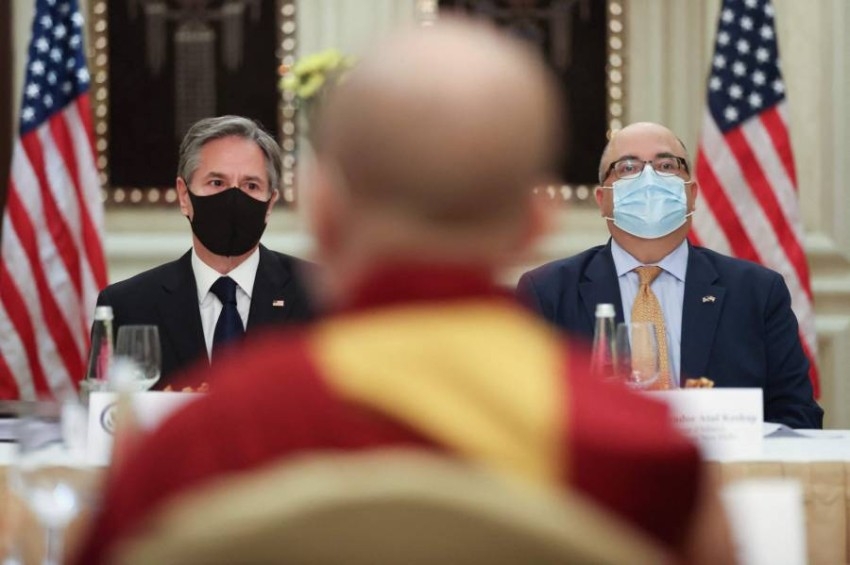 وزير خارجية أمريكا يلتقي ممثلاً للدالاي لاما في الهند