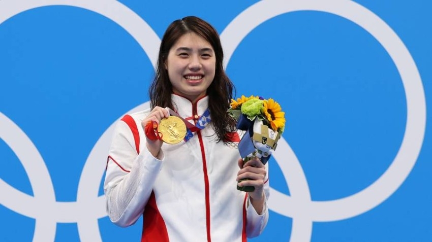 السباحة الصينية تشانج يوفي تتوج بذهبية 200 متر فراشة بأولمبياد طوكيو