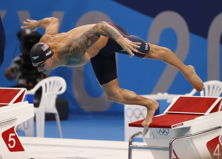 السباح الأمريكي دريسل يتوج بذهبية 100 متر فراشة بأولمبياد طوكيو