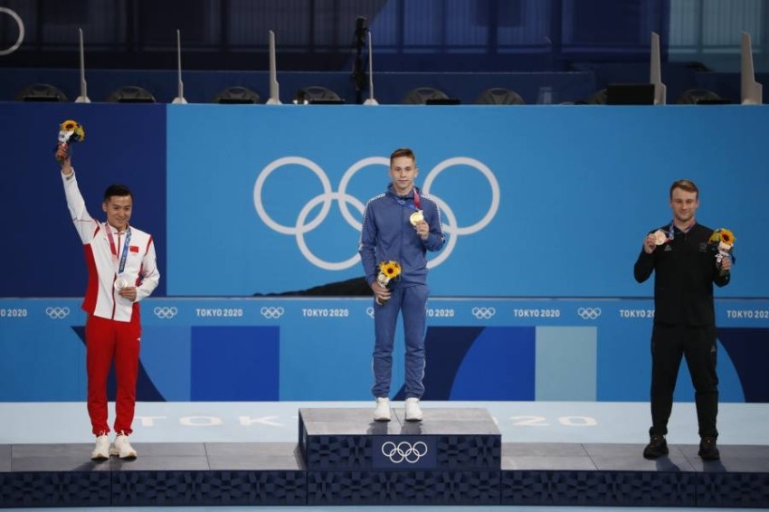 تتويج البيلاروسي ليتفينوفيتش بذهبية الترامبولين للرجال في أولمبياد 
طوكيو