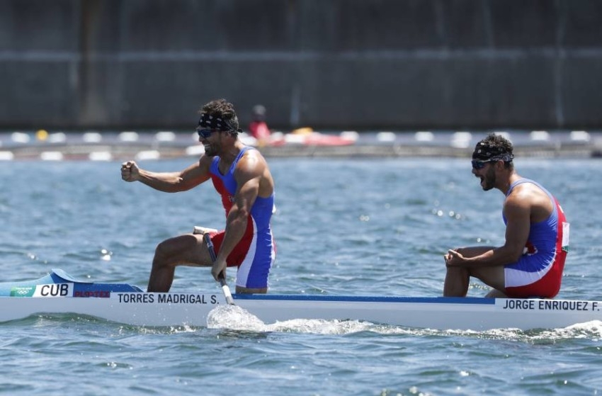 كوبا تحرز ذهبية سباق قوارب الكانوي لمسافة 1000 متر لزوجي الرجال 
بأولمبياد طوكيو