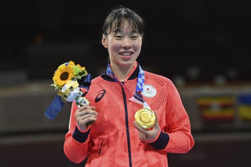 اليابانية إيري تحقق إنجازاً تاريخياً لبلادها بإحراز ذهبية في منافسات 
الملاكمة بأولمبياد طوكيو