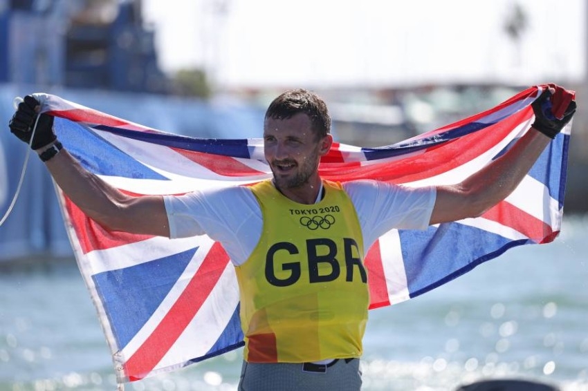 البريطاني سكوت يتوج بذهبية الفردي- لوح ثقيل ضمن منافسات الشراع 
بأولمبياد طوكيو