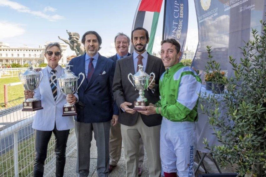أريون بطل كأس رئيس الدولة للخيول العربية في بلجيكا