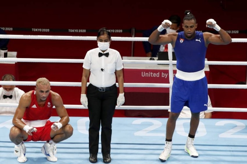 تتويج الكوبي لوبيز بذهبية الملاكمة لوزن خفيف الثقيل بأولمبياد طوكيو