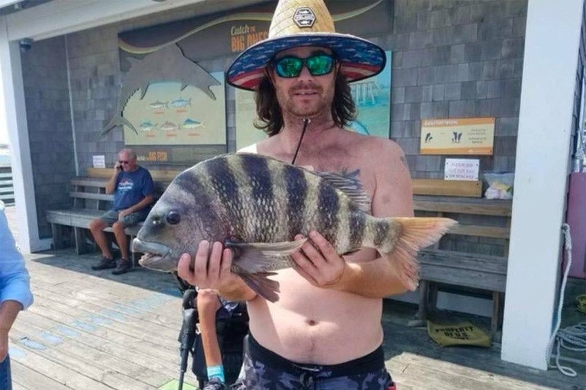 سمكة بأسنان بشرية ترعب مرتادي شاطئ شمال كارولينا