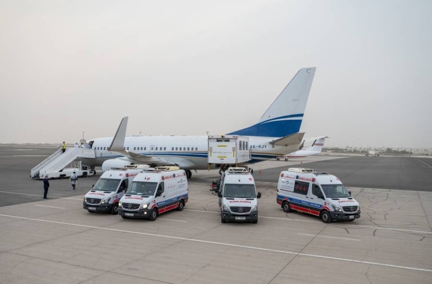 وصول طائرة تحمل عدداً من مصابي انفجار عكار إلى مطار أبوظبي للعلاج في مستشفيات الدولة
