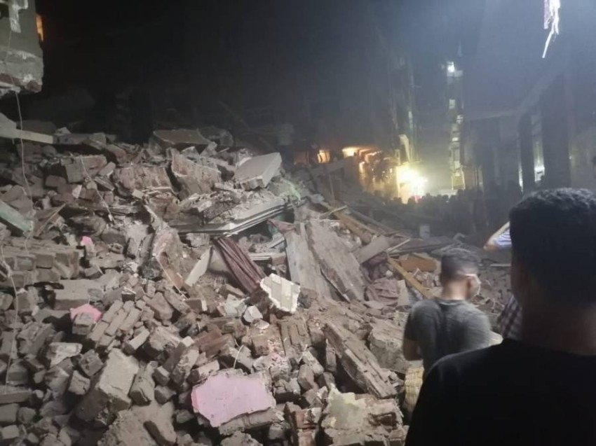 انهيار مبنى سكني في مصر يقتل 3 محامين