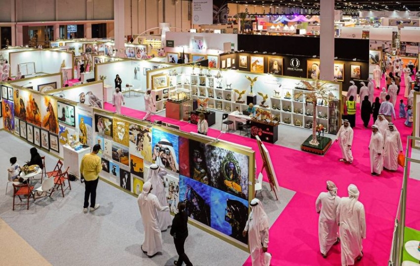 125 فنّاناً عربياً وعالمياً يعرضون إبداعاتهم في «أبوظبي للصيد»