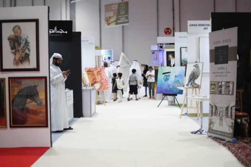 125 فنّاناً عربياً وعالمياً يعرضون إبداعاتهم في «أبوظبي للصيد»