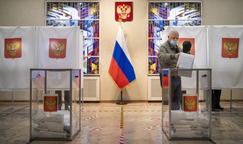 فوز مرتقب لحزب بوتين في الانتخابات التشريعية في روسيا