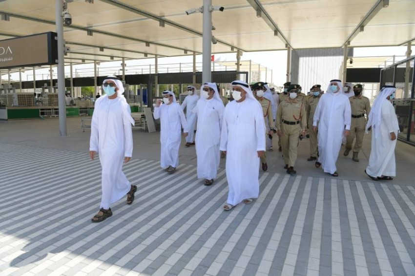 تفقد سير عمل الفرق الأمنية في «إكسبو دبي»