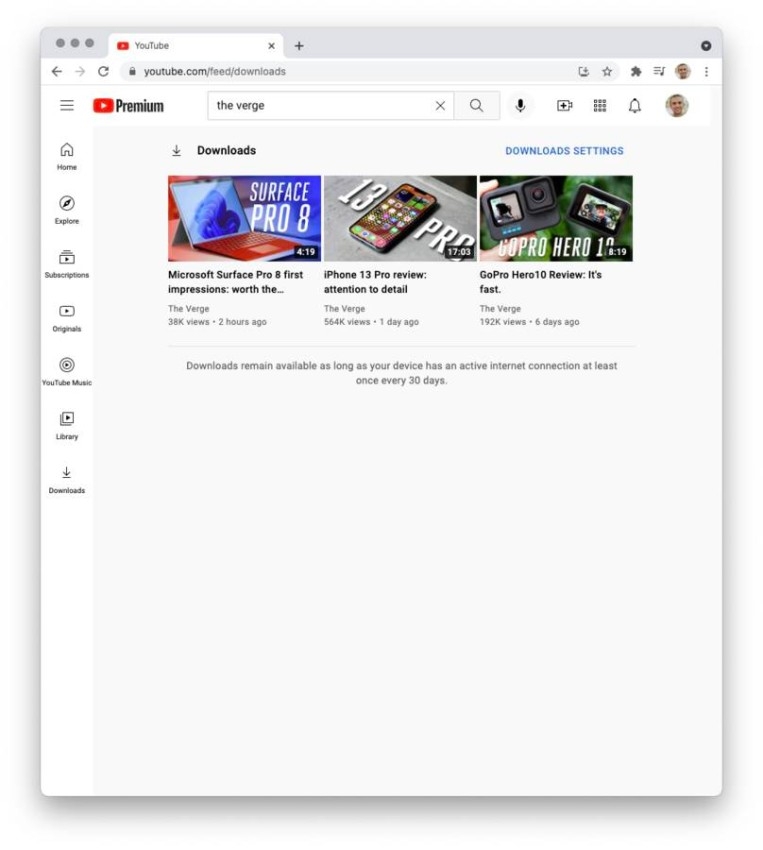 يوتيوب يختبر تنزيلات الفيديو على متصفحات أجهزة الكمبيوتر