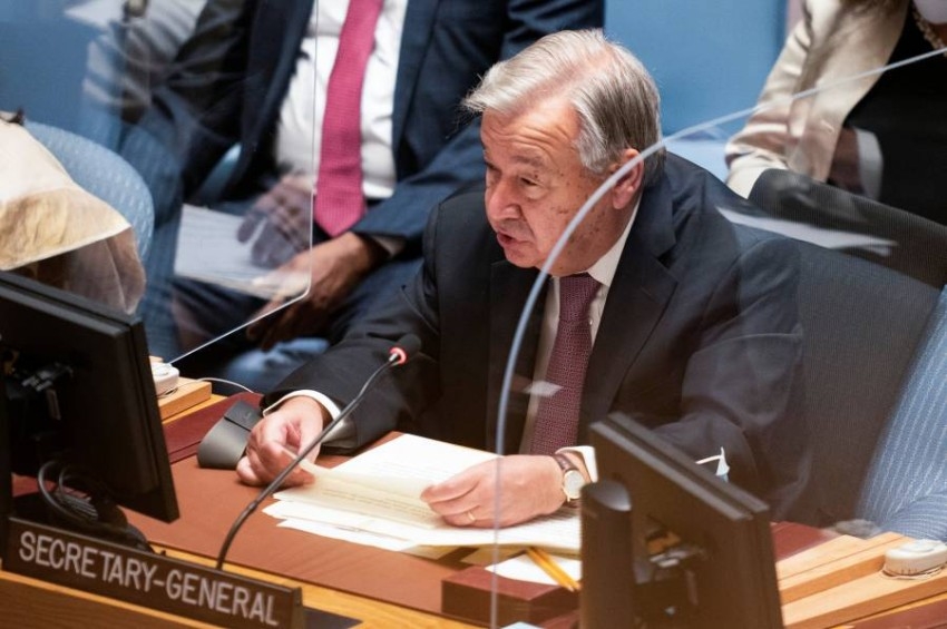 الأمين العام للأمم المتحدة: التغير المناخي يزيد خطر الصراعات العنيفة