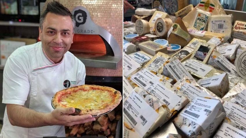 طاهٍ فرنسي يخطط لـ«غينيس» ببيتزا من 1000 نوع جبن