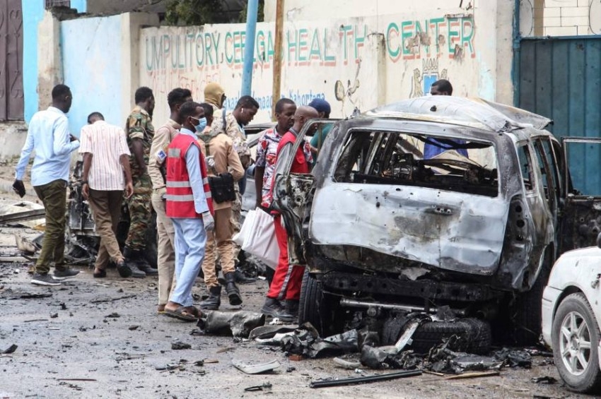 شهود عيان: سماع دوي انفجار ضخم في العاصمة الصومالية