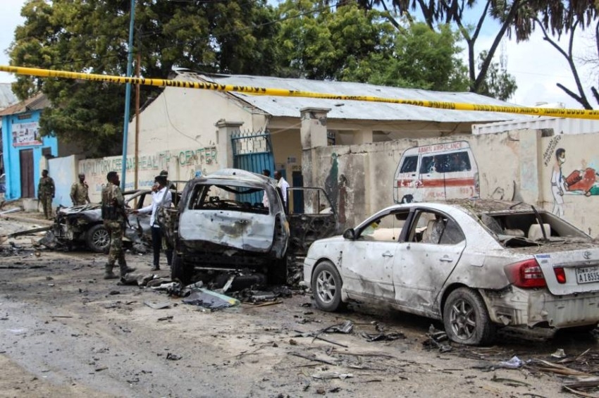 شهود عيان: سماع دوي انفجار ضخم في العاصمة الصومالية