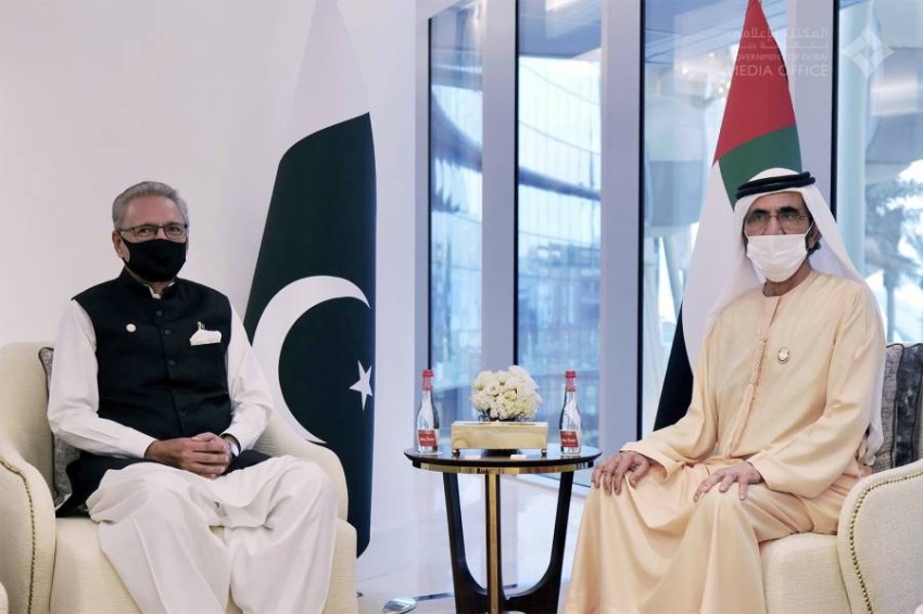 محمد بن راشد يلتقي الرئيس الباكستاني ويبحثان مستقبل التعاون بين البلدين